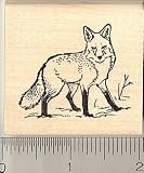 Fox Rubber Stamp Wood Mounted 418XMMxpJNL. SL160 Fox Rubber Stamp Wood Mounted