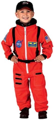 Junior Astronaut Suit Orange Child Costume