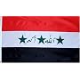 Iraq National Country Flag - 3 foot by 5 foot Polyester (New)