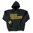 BULLET TREATMENT - Logo - Black Zip Up Hoodie