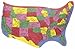 HUGG-America | Political US Map | The Original Soft & Huggable America | 200 Places Labeled | for All Ages | Kids, Teens, Adults, Teachers, and Parents | Colorful & Labeled | Educational Learning Toy
