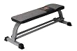 Apex SB661 Deluxe Flat Bench with Dumbbell Rack