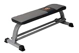 Apex SB661 Deluxe Flat Bench with Dumbbell Rack