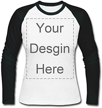 Custom Women's Baseball Long Sleeve T-Shirt White
