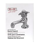 B&K Mueller 120-006 Self Closing, Aerator Chrome Basin Faucet