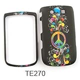 For At&t Blackberry Torch 9800 Accessory - Music Peace Drsign Hard Case Cov ....