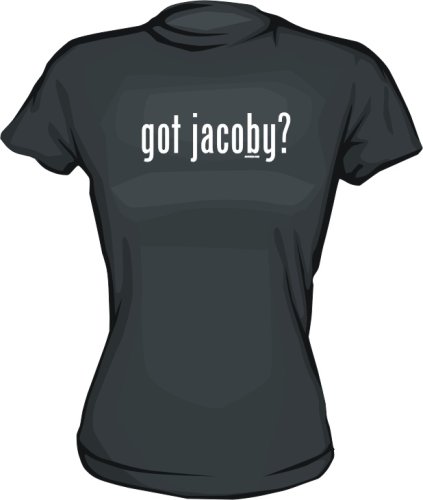 got jacoby? Women's tee Shirt in 6 Colors Small thru XL