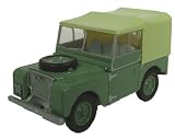 Review OXFORD DIECAST  / Landrover 80inch HUE 166