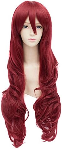 Gorgeous Long Hair Spiral Curly Cosplay Wig CostumesSeduction Wig (wine Red)