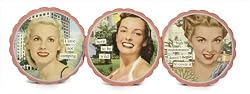 Not Camping / Be Wild / High Maintenance Coaster Set by anne taintor