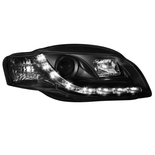 Dectane SWA08GXB DAYLINE Scheinwerfer AUDI A4 B7 05-08 TFL-Optik black Preisvergleich