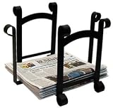 Wrought Iron Magazine / Newspaper Rack Holder / Recycle Bin