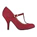 Journee Collection Womens Sueded T-strap Pumps