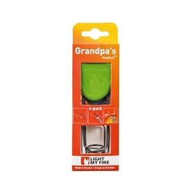Click here to buy Light My Fire Grandpa's FireFork 4-pack.