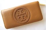 「トリーバーチ♪長財布♪本革★箱付け★カラーブラウン×レザーロゴ　TORY BURCH【並行輸入品】TB22B」の画像