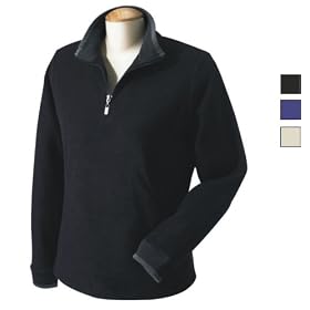 Buy Devon and Jones - Blue Ladies' Berkshire Quarter Zip (D480W) by Devon & Jones Blue