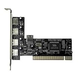  : 4+1 Port USB 2.0 PCI Desktop Card - VIA Chip Set