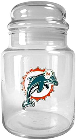 MIAMI DOLPHINS NFL 31OZ CANDY JAR