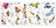 RoomMates RMK1493SCS Disney Fairies Wall Decals with Glitter Wings