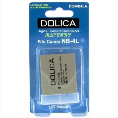Dolica DC-NB4LA 760mAh Canon Battery