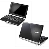 MSI U160-006US 10-Inch Black Netbook - 15 Hour Battery Life