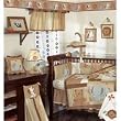 CoCaLo Sahara - Six Piece Crib Set (quilt, bumper, sheet, dust ruffle, diaper stacker, valance)