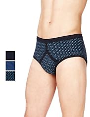 3 Pack Classic Pure Cotton Assorted Briefs