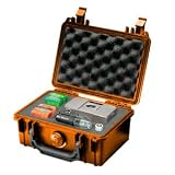 Pelican 1120 Case with Foam for Camera (Orange)