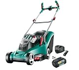BOSCH Rotak 34 LI Ergo Flex 36 V Cordless Lawnmower - supplied with 2 batteries and charger