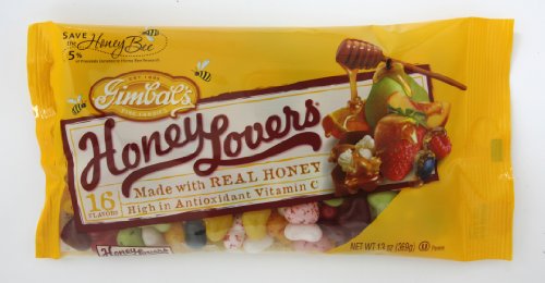 Gimbal's Fine Candies Honey Lovers, 10-Ounce Bags (Pack of 6)