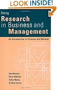 Doing Research in Business and Management: An Introduction to Process and Method