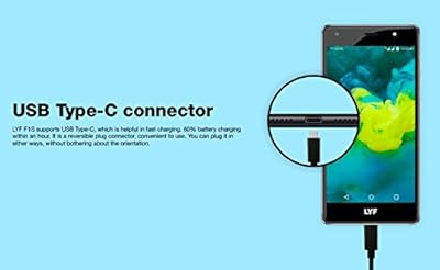 LYF WATER F1S - Dual Sim 4G VoLTE+ (Black, 3GB RAM, 32GB ROM)