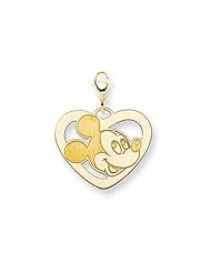 Disney Mickey Heart Lobster Clasp Charm