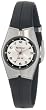 Armitron Women's 25-6355SIL Black and Silver-Tone Easy to Read Sport Watch