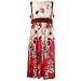 Girls PLUS SIZE BROWN WHITE FUCHSIA FLORAL Dress RARE EDITIONS Girl Plus 10.5