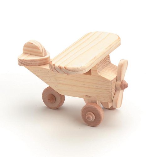 Darice 9163-46 wood airplane craft