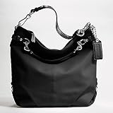 Coach Leather Brooke Leather Carly Covertiable Shoulder Hobo Bag Purse Black