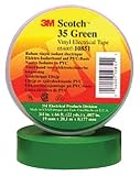 Scotch 80610834048 Vinyl Electrical Color Coding Tape 35-Green-3/4, 3/4-inch x 66-foot (19 mm x 20,1 m)