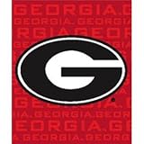 Georgia Bulldogs Fleece NCAA Blanket (031 Series) by Northwest (50x60)