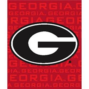 Georgia Bulldogs Fleece NCAA Blanket (031 Series) by Northwest (50x60)