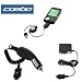 USB Retractable Data Cable + Car Charger + Home Charger for Samsung SCH-i760 Smartphone
