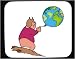 All Products : Decorated Mouse Pad with balloon, Earth, alien, globe, geography, world, spherical, anthropomorphism, animal, planet, orb, orc