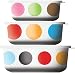 French Bull Melamine Mini-Storage Container Set, Multi Dot, Set of 3
