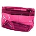 Kingsley Travel/Cosmetic Bag Train Case, Clear Pink