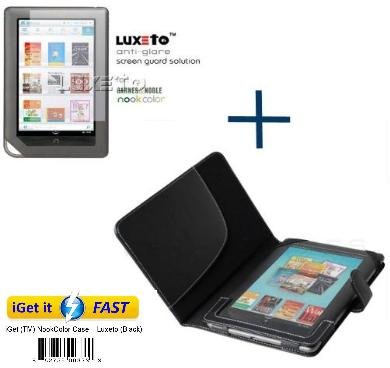 iGet (TM) Nook Color Case Premium Folio Cover 