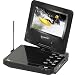 Supersonic Sc-257 7inch Portable DVD Player with Tv Tuner 16:9 Mp3 USB Remote Control
