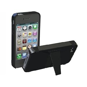 Scosche kickBACK Case for iPhone 4 (Black/Black)