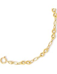 14K Yellow Gold 7.5" Fancy Link Bracelet