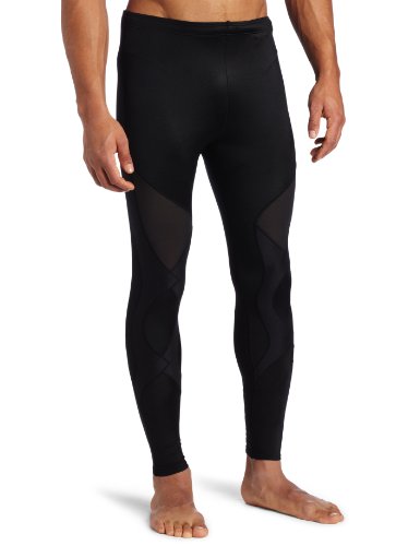 CW-X Men's Full Length Ventilator Tights (Black, Small)