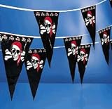 pirate pennant - 100 feet long! great pirate party decoration!